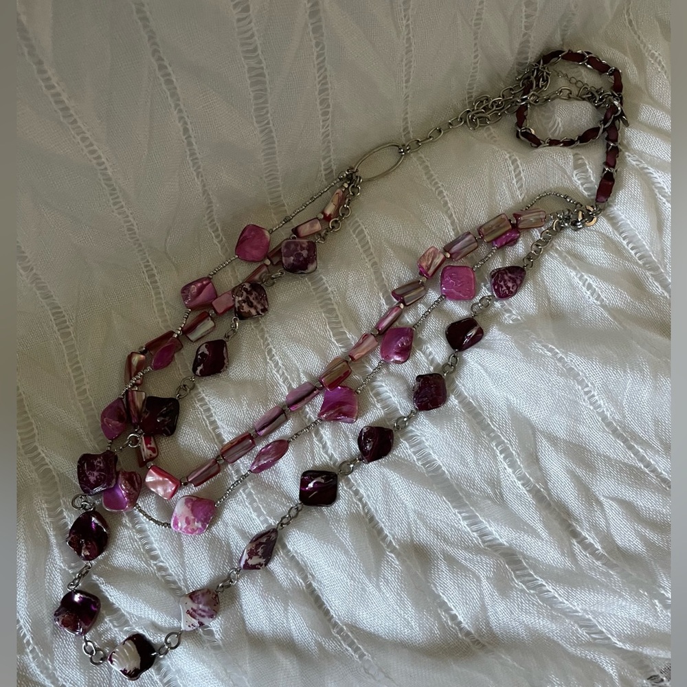 New York Multi Layered W/Mix Size & Style Purple … - image 2